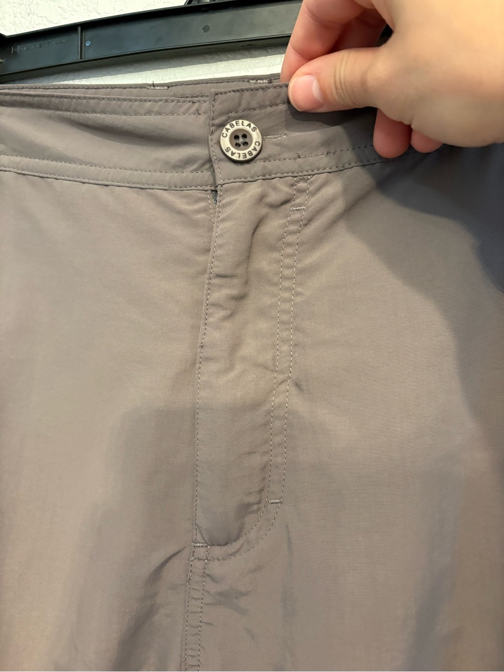 Cabela’s Convertible Hiking Pants Men’s 40x32 Gray Zip Off Cargo Trail Outdoor - Picture 4 of 13